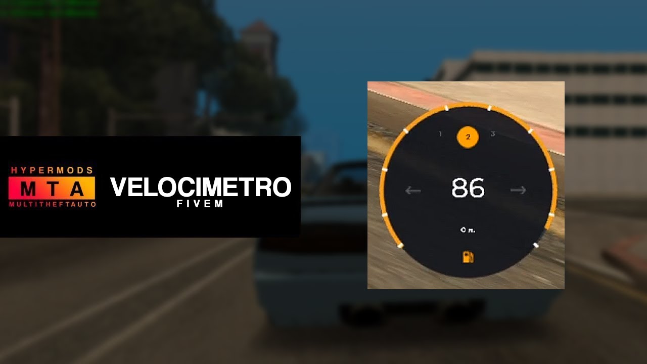 NOVO SERVIDOR DE RP!! +DOWNLOAD DE HUD + VELOCÍMETRO COM GASOLINA!!!  (FiveM) - MTA Brasil