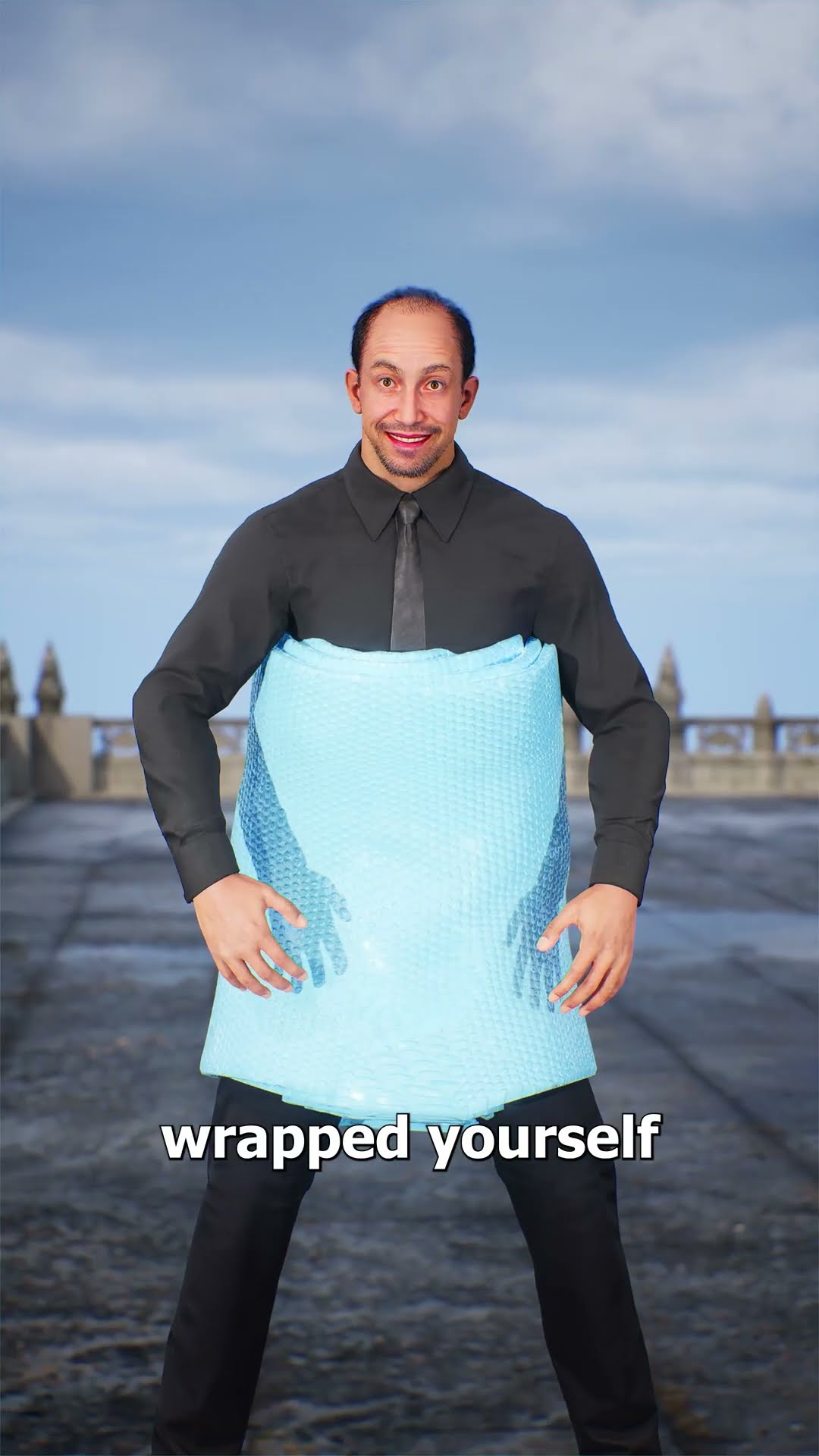 Surviving A Fall With Bubble Wrap ?
