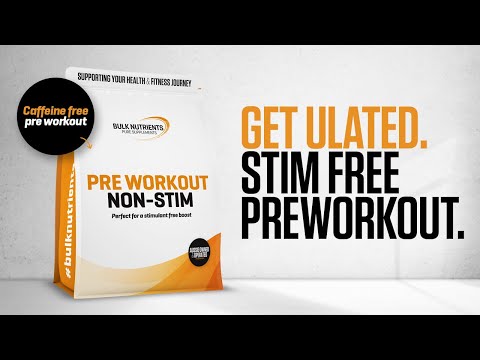 Bulk Nutrients Non Stim Pre Workout