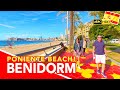 PONIENTE BEACH BENIDORM, Spain from the Old Town end | Benidorm Holiday Ideas!