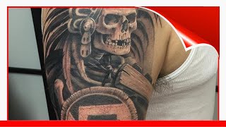 125 Masculine Aztec Tattoo Ideas Trending Right Now! !