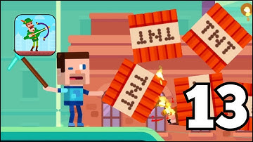 Ultimate Bowmaster - Gameplay Walkthrough Part 13 - Digger Steve Character - Android Gameplay