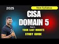 Master CISA Domain 5: Information Systems Auditing 📝