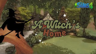 A Witch's Home 🧙‍♀️🔮 | Sims 4 Speed Build (w/ Lofi)