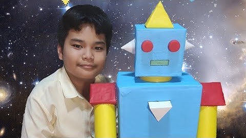 RoBoT using cardboard shapes | Spatial Figures