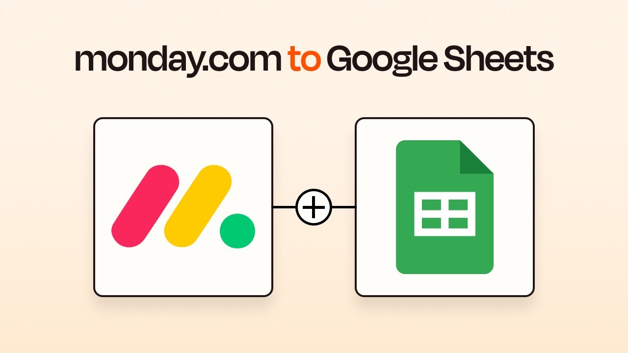 Build a monday.com to Google Sheets Workflow Without Code - YouTube