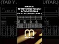 Miranda - Tu Misterioso Alguien (Intro + Estrofas) |Tab y acordes Guitar| #tutorial #guitar #shorts