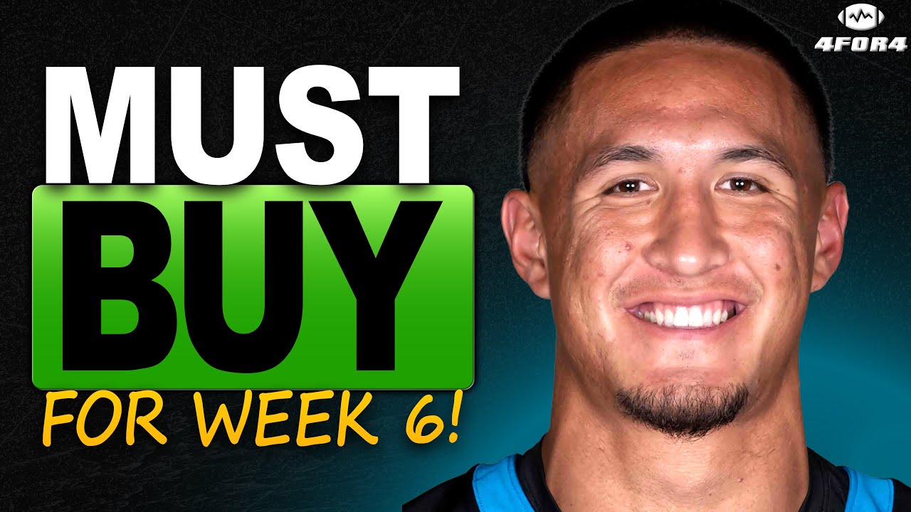 5 Must Buy Trade Targets For Week 6 Fantasy Football! (Hurry!)