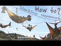 How to setup a Hammock on a Slackline | Hammockline Tutorial