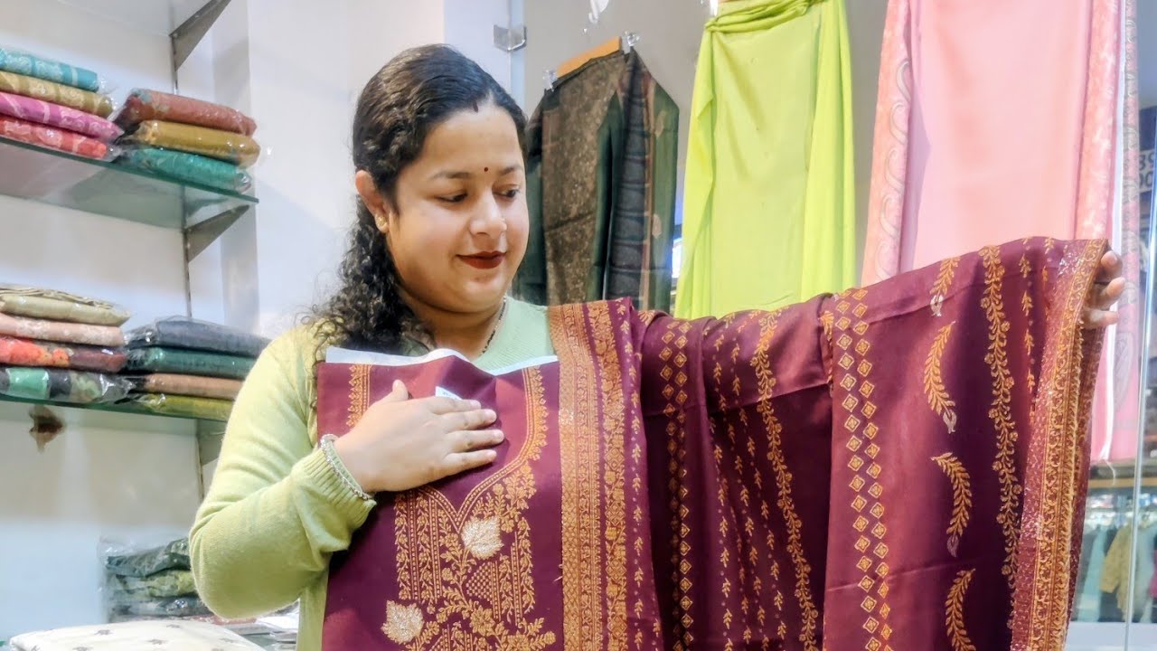 पूरे हैवी पशमीना कहानी सूट ऑन रीजनेबल प्राइस 