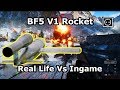 Battlefield 5 V1 Rocket: Real Life vs Ingame - Soundcheck & Flying (Fieseler Fi 103 | WW2 Missile)