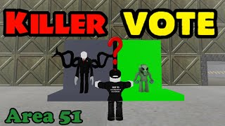 Revealing the BEST Area 51 Killer? REACTION - Roblox SAKTK Killer Wars