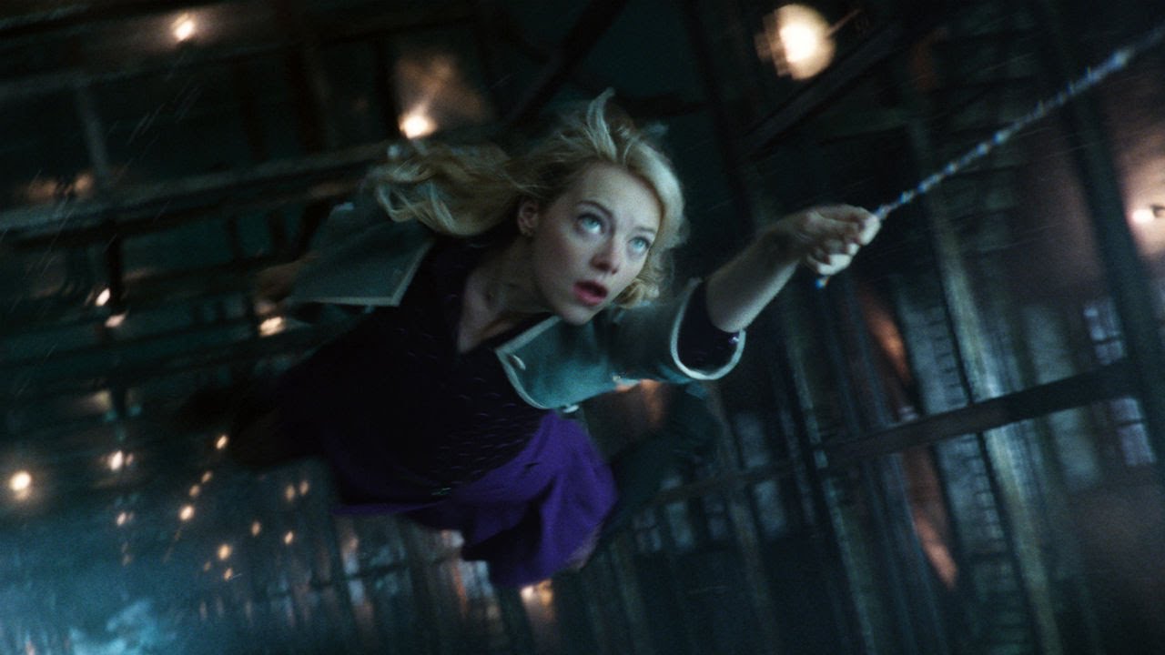 The Amazing Spider Man 2 Emma Stone On Gwen Stacy S Climactic Scene Youtube