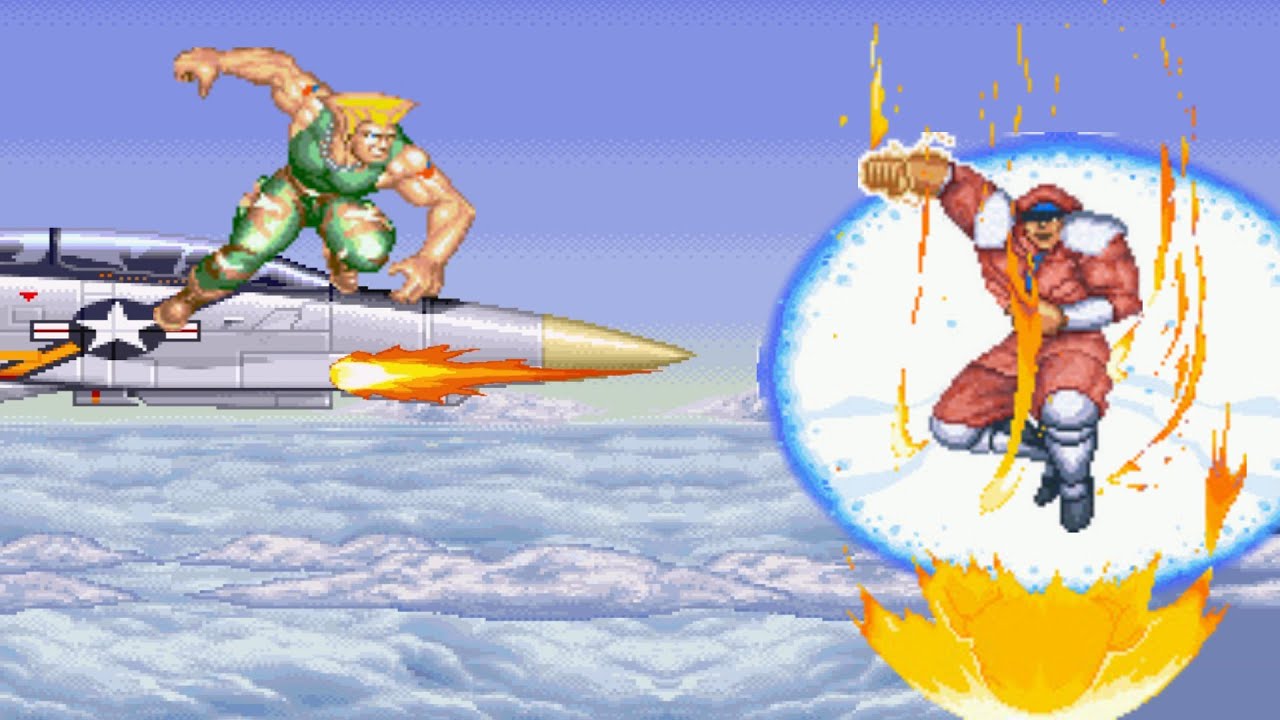 Ultimate battle!! Guile vs M.Bison ,Street Fighter2 Evo. Mugen