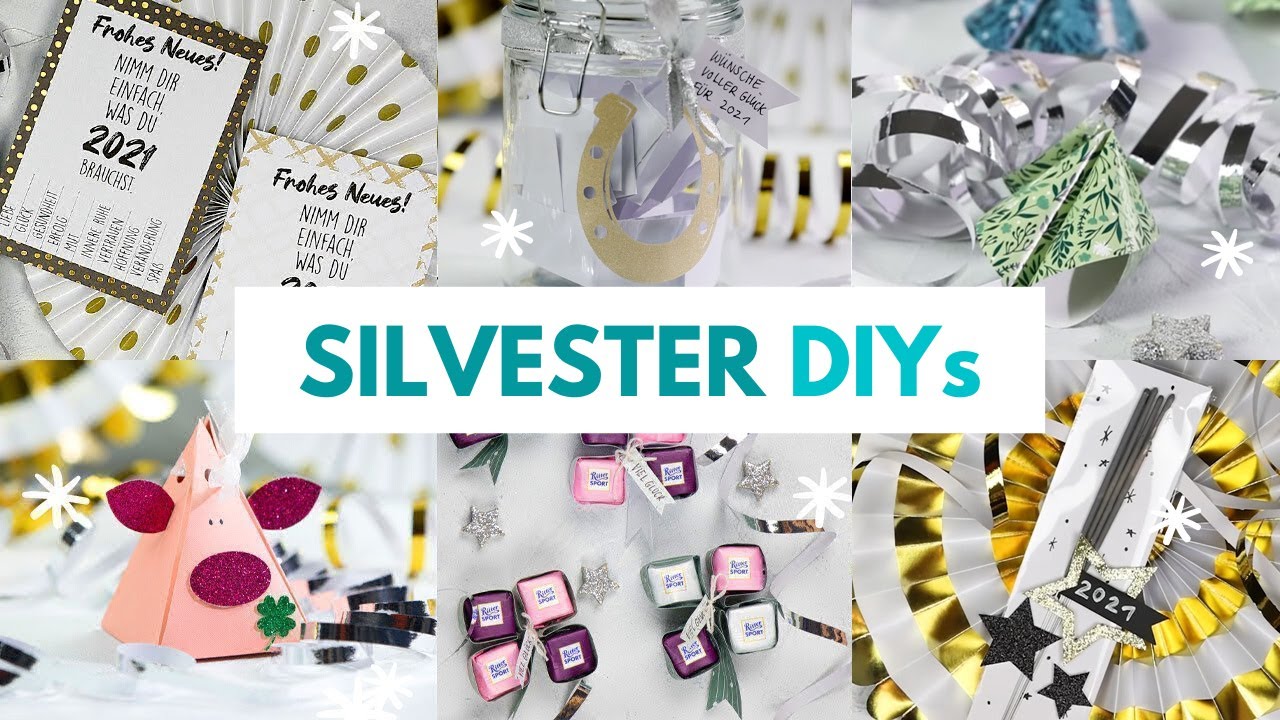 6 kreative Silvester Geschenke und DIY's für Klein und Groß