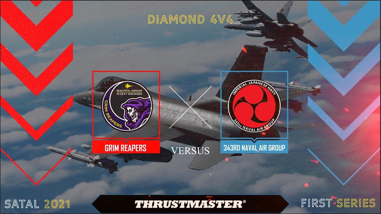 DCS World SATAL 2021 : Grim Reapers vs 343rd Naval Air Group Supercut ( Diamond 4v4 )