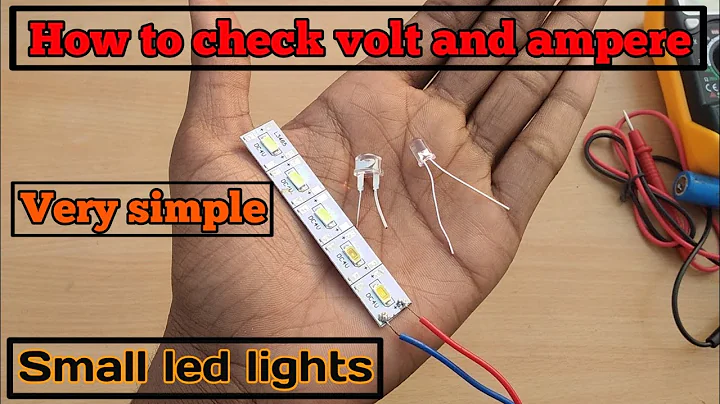 How to check small led lights volt, ampere and watt ||| very simple 🔥🔥🔥