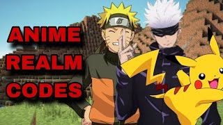 *NEW* BEST ANIME REALM CODES FOR MINECRAFT BEDROCK EDITION!