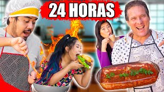 24 HORAS só COMENDO O QUE NOSSO PAI E IRMÃO COZINHARAM! - BLOG DAS IRMÃS