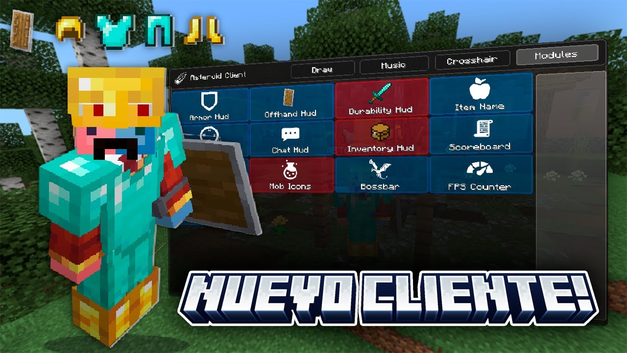 NUEVO CLIENTE para MINECRAFT BEDROCK 1.21.51 | ASTEROID CLIENT para ...