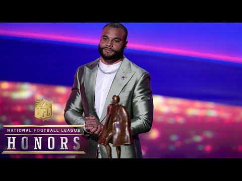 Dak Prescott Wins Walter Payton Man Of The Year Award 2023 NFL Honors 