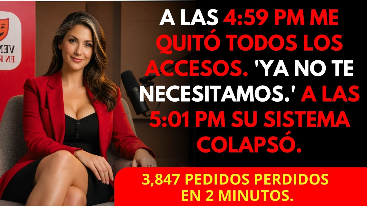 Ella Me Quitó El Acceso A Las 5:59 PM: A Las 6:01 PM Su Sistema De Logística Colapsó Para Siempre.