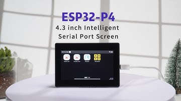 4.3-inch High-Resolution Display + ESP32-P4 Chip: The WT32P4-43S for AIOT Applications!