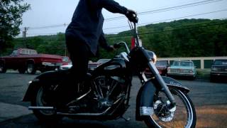 1978 gangster Shovelhead kickstart Resimi