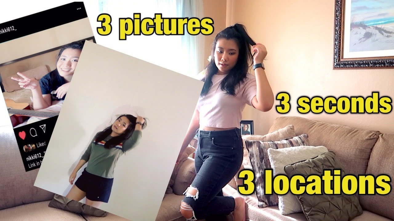 3 outfits 3 locations in 3 seconds (INSTAGRAM CHALLENGE) ft Haley Pham
