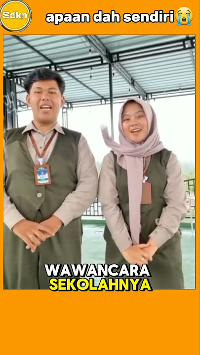 SISWA DAN SISWI INI DIBIKIN KAGET SAMA UJUNG JILBAB SISWI INI YG TERBANG🤣#memengakakkocak #lucu