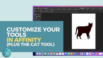 Customize Toolbars in Affinity Publisher (Plus the Cat Tool)