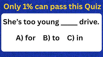Mixed English Grammar Quiz 🧠 | Test Your Grammar Skills in 30 Quick Questions!