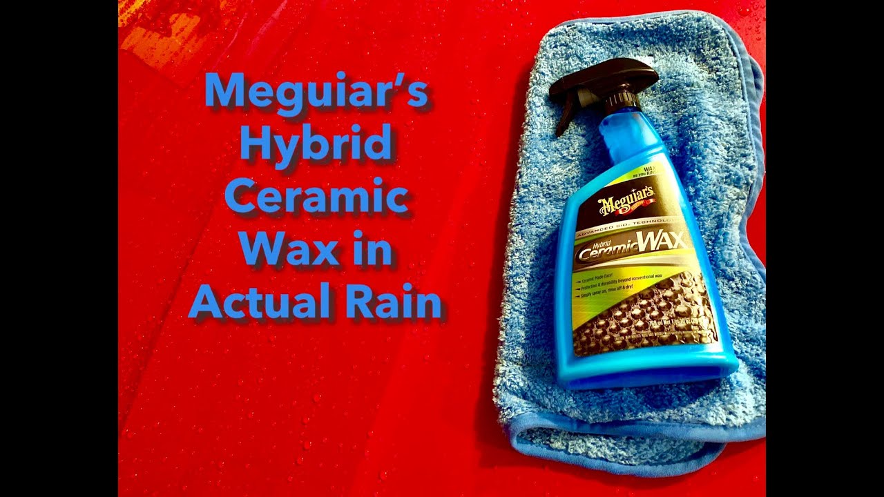 Using meguiars liquid hybrid ceramic wax in the rain : r/AutoDetailing