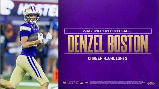 Denzel Boston Career Highlights: Washington Football