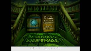 Spongebob Squarepants Sea Stories 2002 Dvd Menu Walkthrough