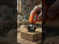 Mini electric brush machine