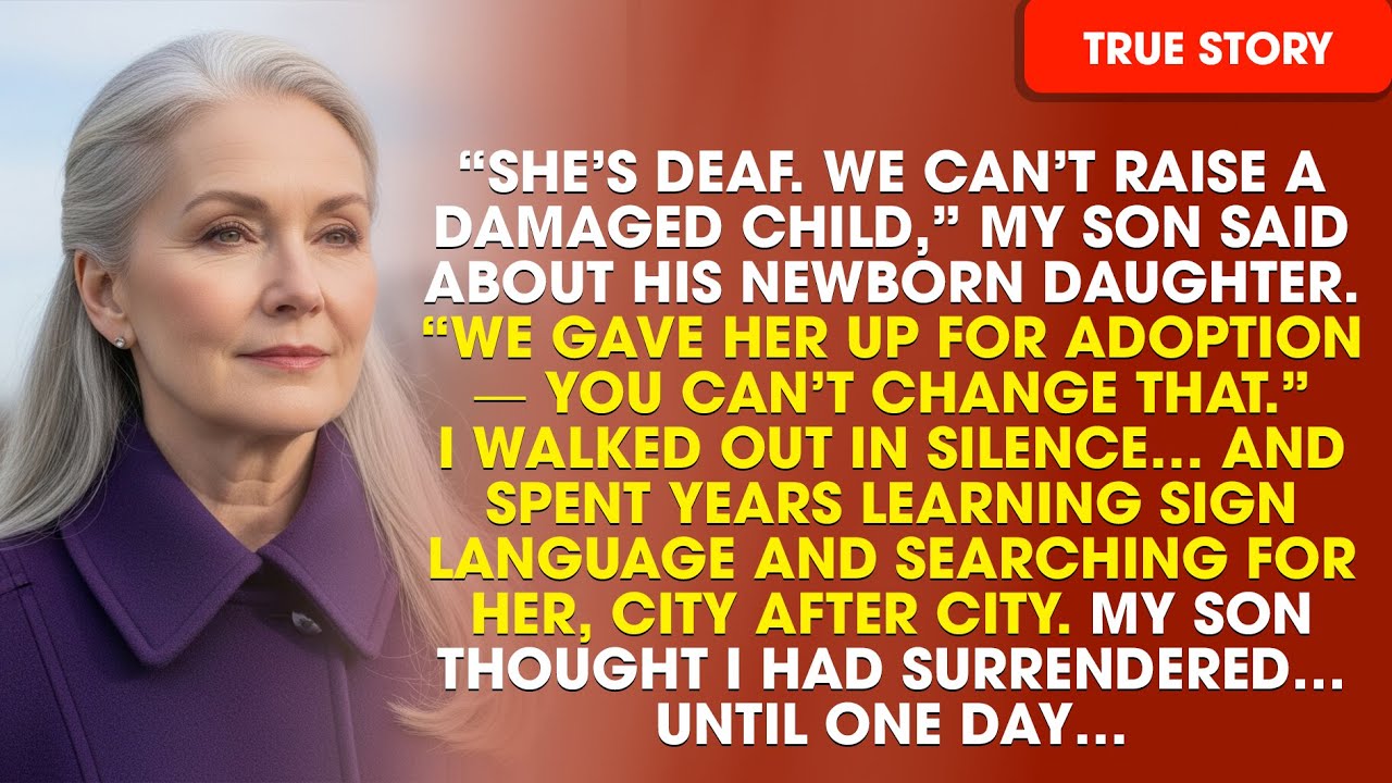 My Son Abandoned His Deaf Baby — I Spent Years Learning Sign Language To Find Her