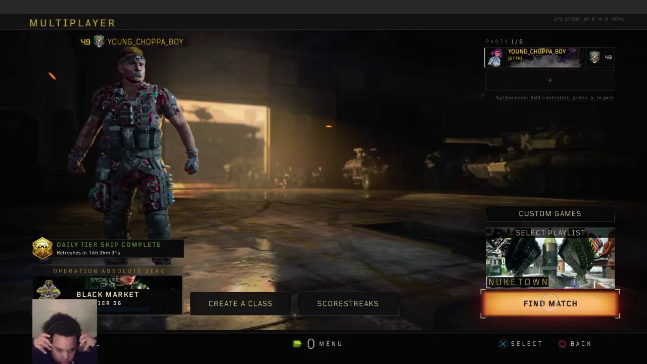 B04 DECENT PLAYER|GRINDING CAMOS WITH SUBS|BO4 LIVE PS4| - YouTube