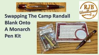 Swapping The Camp Randall Blank Onto A Monarch Pen Kit