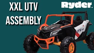 24V XXL UTV Assembly Video For Ryder Toys Electric Ride on Toy Cars and Power Wheels How To Video