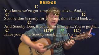 Scooby Doo Tv Theme Strum Guitar Cover Lesson In G With Chordslyrics