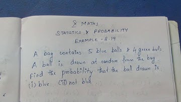TN 10 Maths Statistics & Probability Example 8.18
