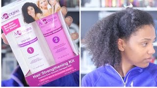 Aphogee Hair Strengthening Kit Demo | Vlogmas Day 14 | HonestlyErica