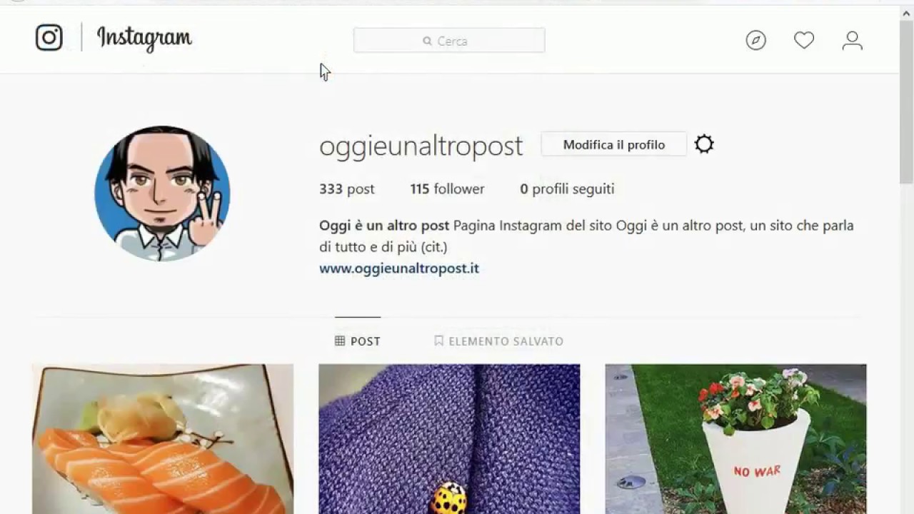 Cambiare foto profilo Instagram YouTube
