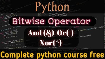 Bitwise Operator In Python (Hindi)