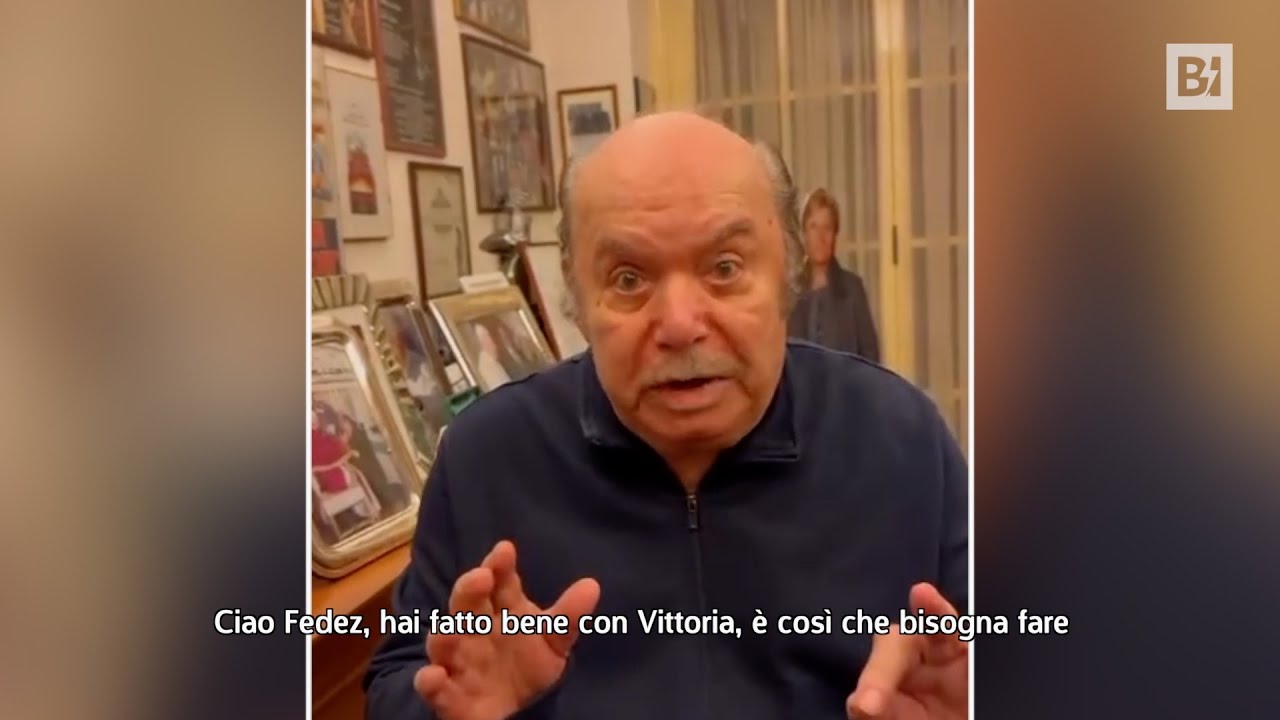 Lino Banfi risponde a Fedez: “Vittoria stammi a sentire…” - YouTube