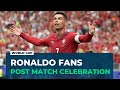 Dallas fan zone: Ronaldo supporters celebrate after match