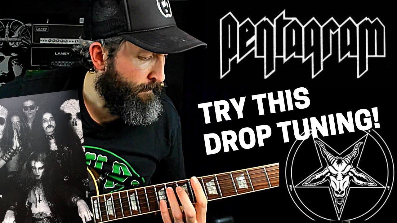 Archetype Petrucci tuned one octave below drop D #doom #doometernal #m, double drop d guitar