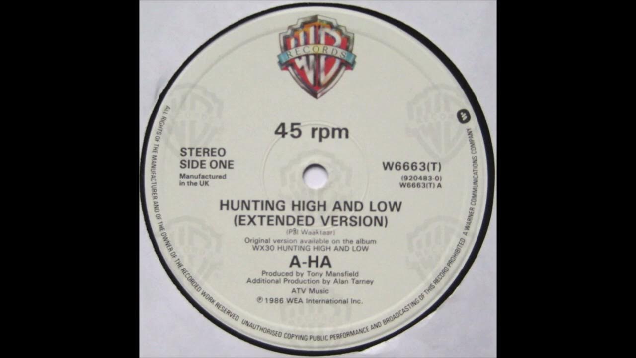 AHA Hunting High And Low (Extended Version) YouTube