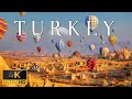 FLYING OVER TURKEY (4K UHD) - Peaceful Music With Wonderful Natural Videos For Relaxation On TV